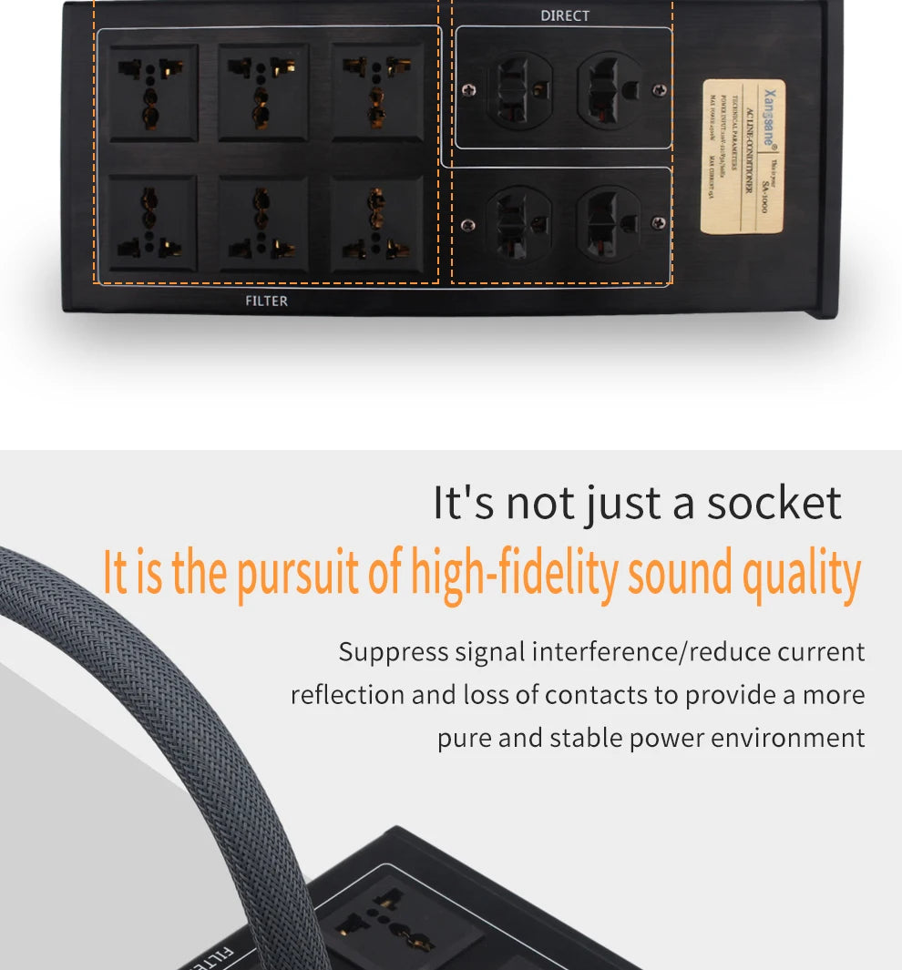 Ổ Cắm Thông Minh Hi-Fi Chống Nhiễu EMI/RFI