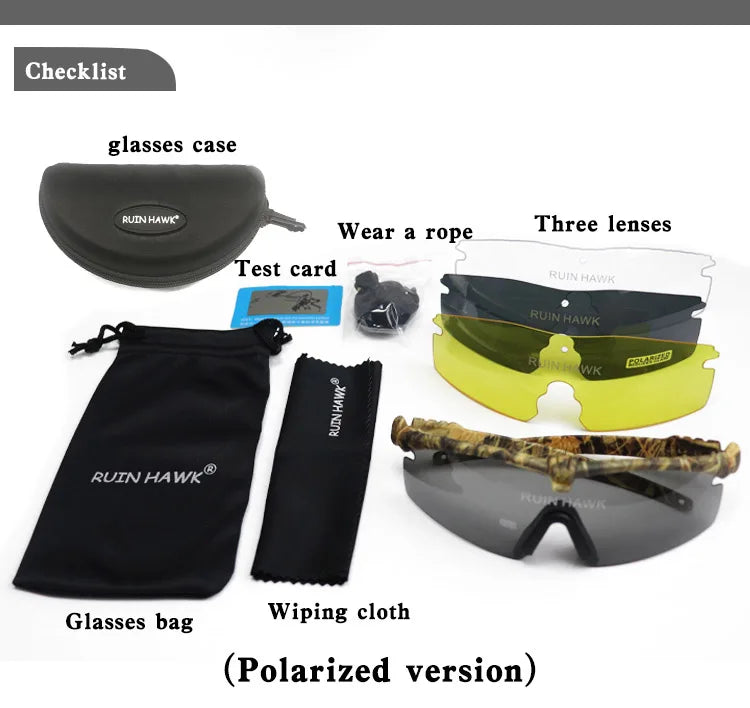 Ultra-light UV-resistant Men's Outdoor Sports Glasses