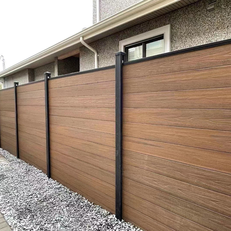 Composite wood fence gate is easy to install, privacy for garden 