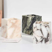 OMK Marble Candlestick Home Decor Natural Stone Candlestick Decoration Marble Candlestick 