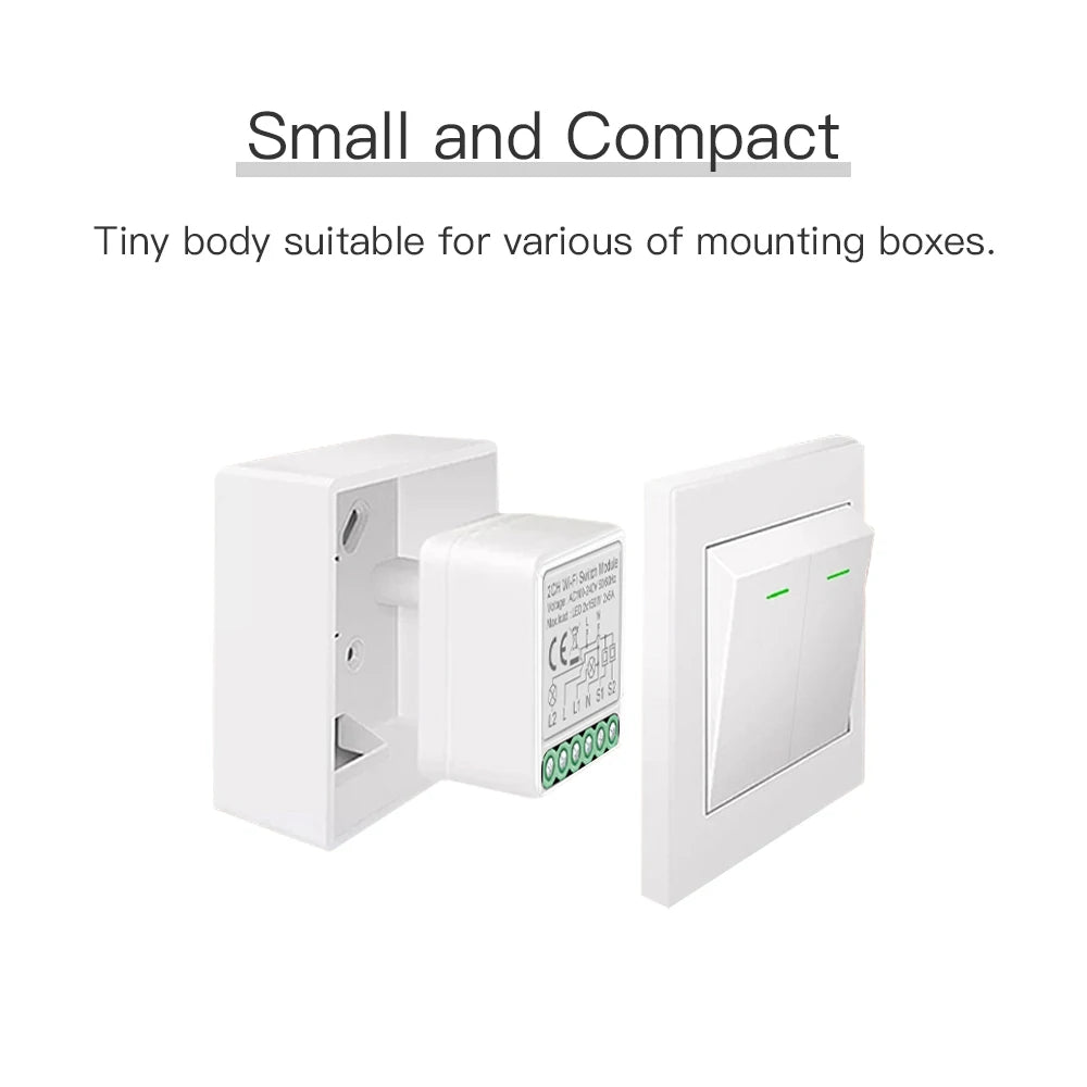 Công Tắc Thông Minh ZigBee Mini, Kết Nối Alexa, Hub