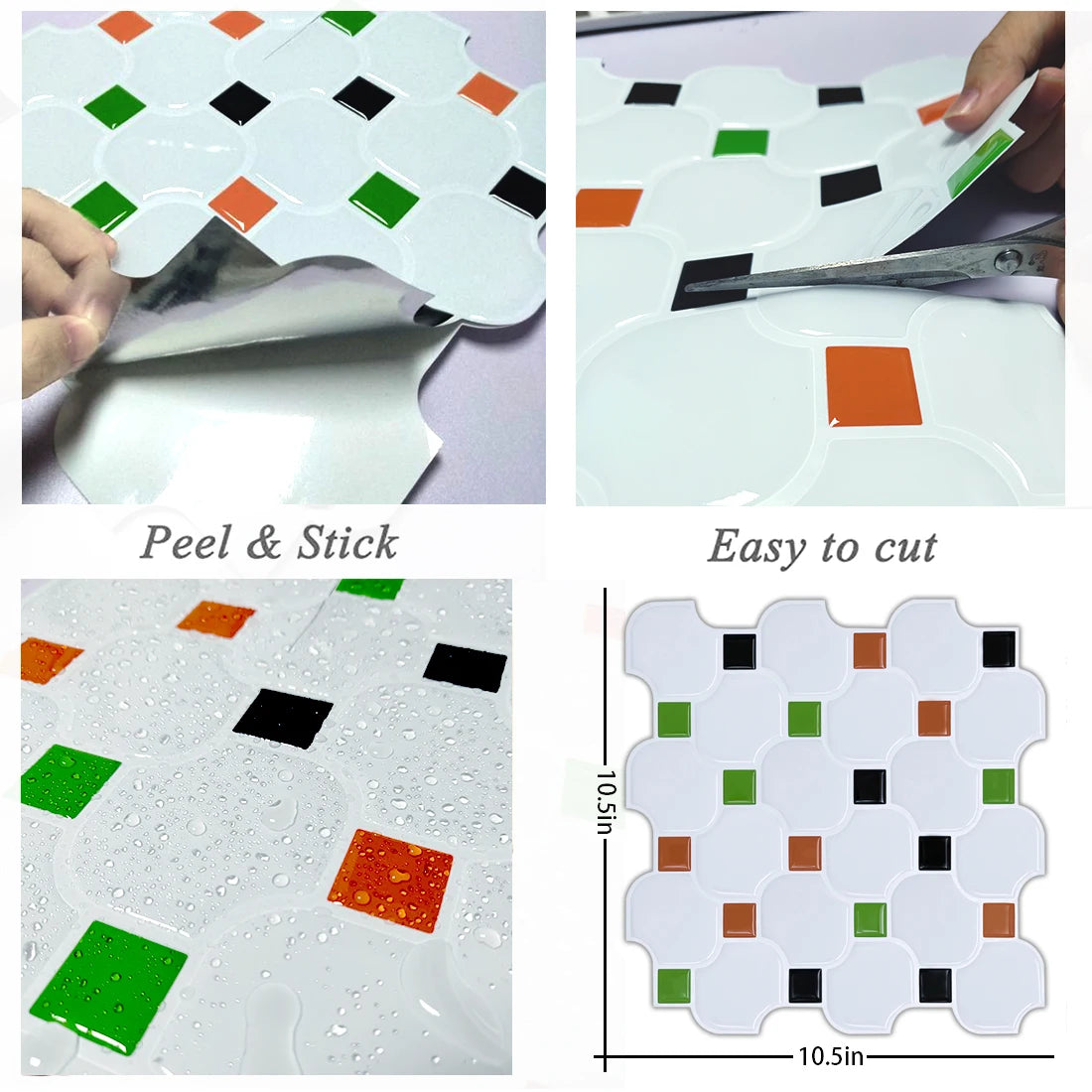 3D PVC wall panels are waterproof and fireproof, easy to stick