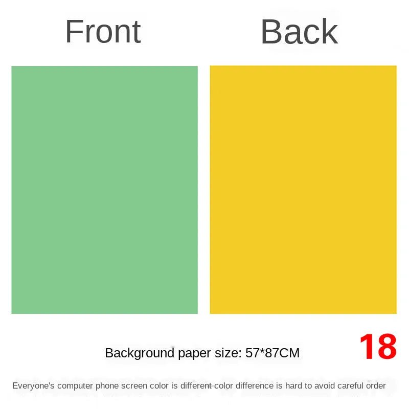 Photography Backdrops Wallpaper 57*87cm 2sides Solid Color Photo Background Props for Photo Studio Newborn Product Photographic