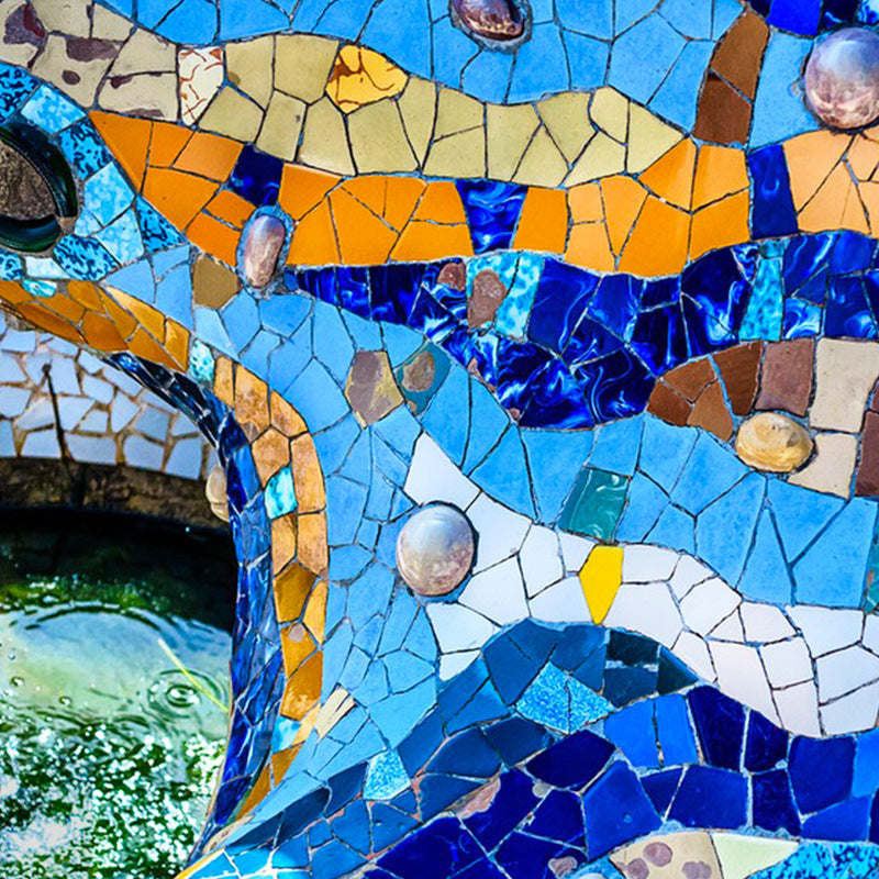 1x1 Swimming Pool Glass Mosaic Tiles High-end Swimming Pool Decoration