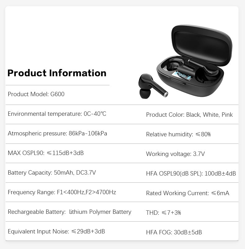 Máy trợ thính sạc điện tử cao cấp cho người già