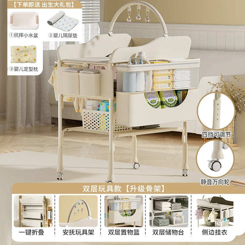 Bàn Tiện Ích Chăm Sóc Bé - Tắm, Thay, Massage - Daisan Mart