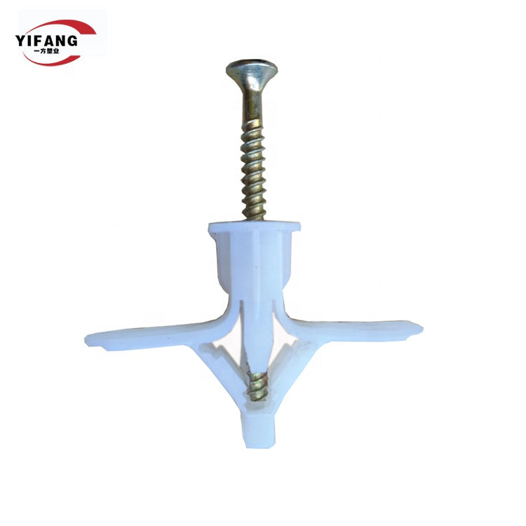 Plastic expansion bolt/Butterfly bolt supplier direct sale nylon plaster bolt 