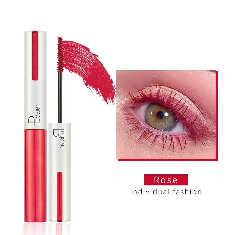 4D White Mascara Long Natural Curl Waterproof