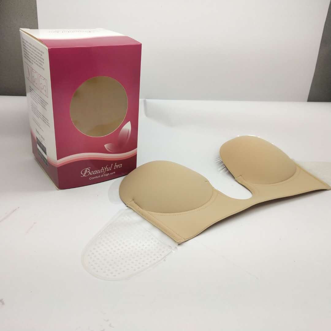 Áo ngực tàng hình nylon quyến rũ không dây cúp chữ U sâu siêu nâng độc quyền xuyên biên giới cho váy cưới mùa hè liền thân Bán sỉ - Daisan Mart