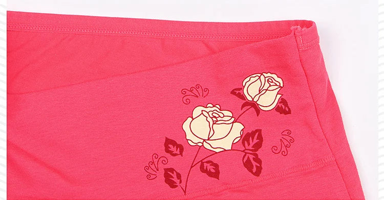 Women's 5XL High Waist Cotton Sexy Printed Panties