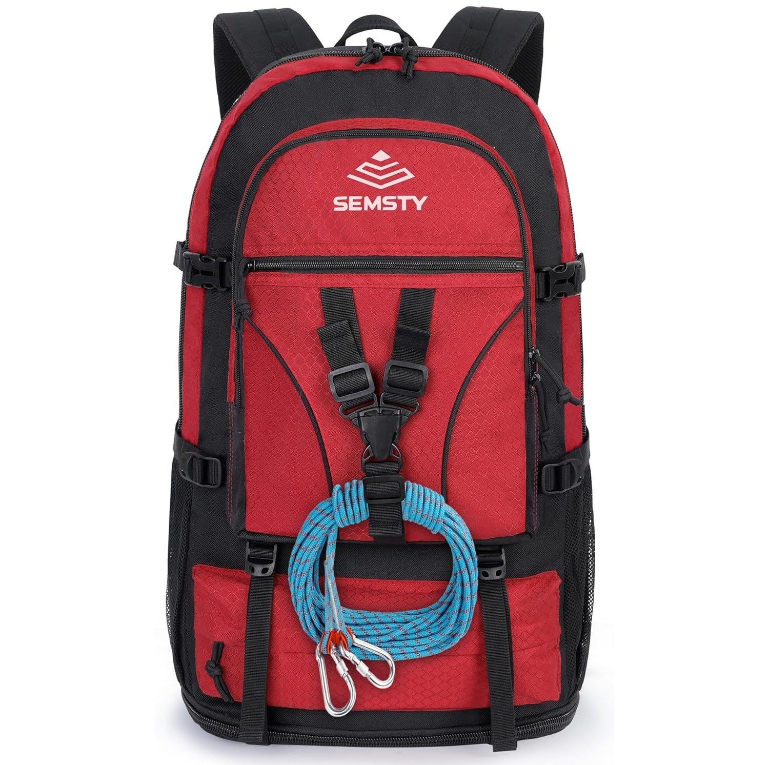 NEVO RHINO Men's super large capacity waterproof non-stretch backpack for travel and hiking, polyester lining 