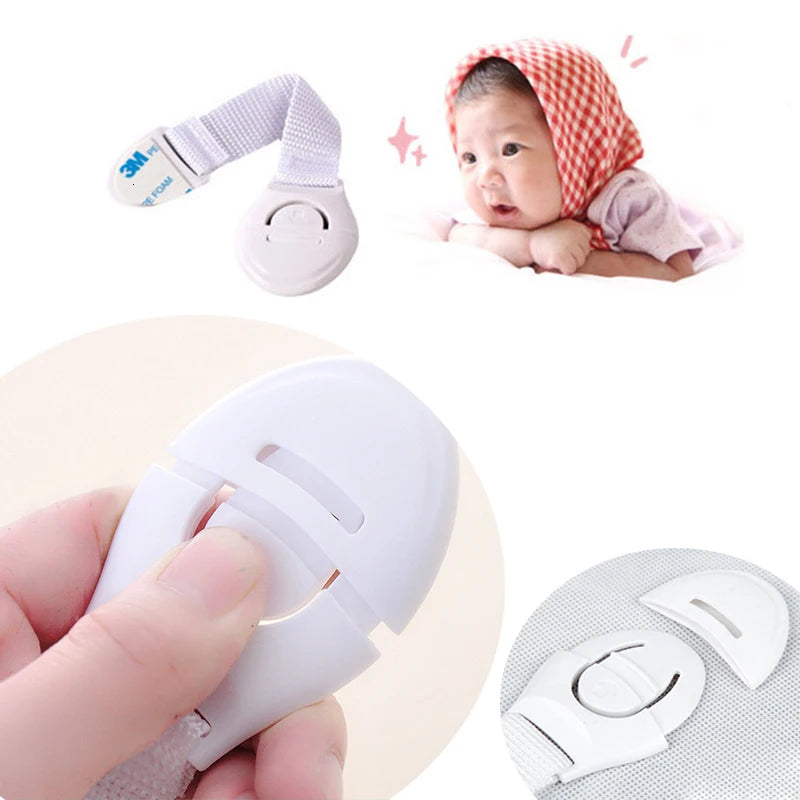 5PCs Door Lock Baby Safety Home Baby Protection Refrigerator Drawer Lock For Kids Safety Security Protector Baby Care - Daisan Mart