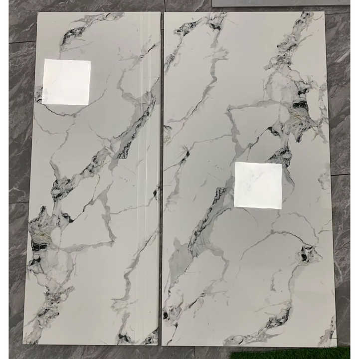 Anti-slip Orange Quartz Staircase Ceramic Tiles Indoor