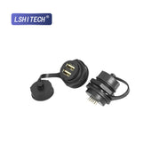 Đầu Nối USB Chống Nước Lshitech Tròn Âm Tường