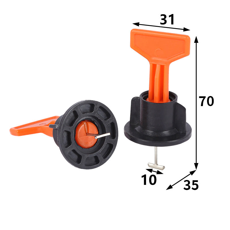 Factory wholesale tile accessories, good quality plastic tile leveling system, reusable 