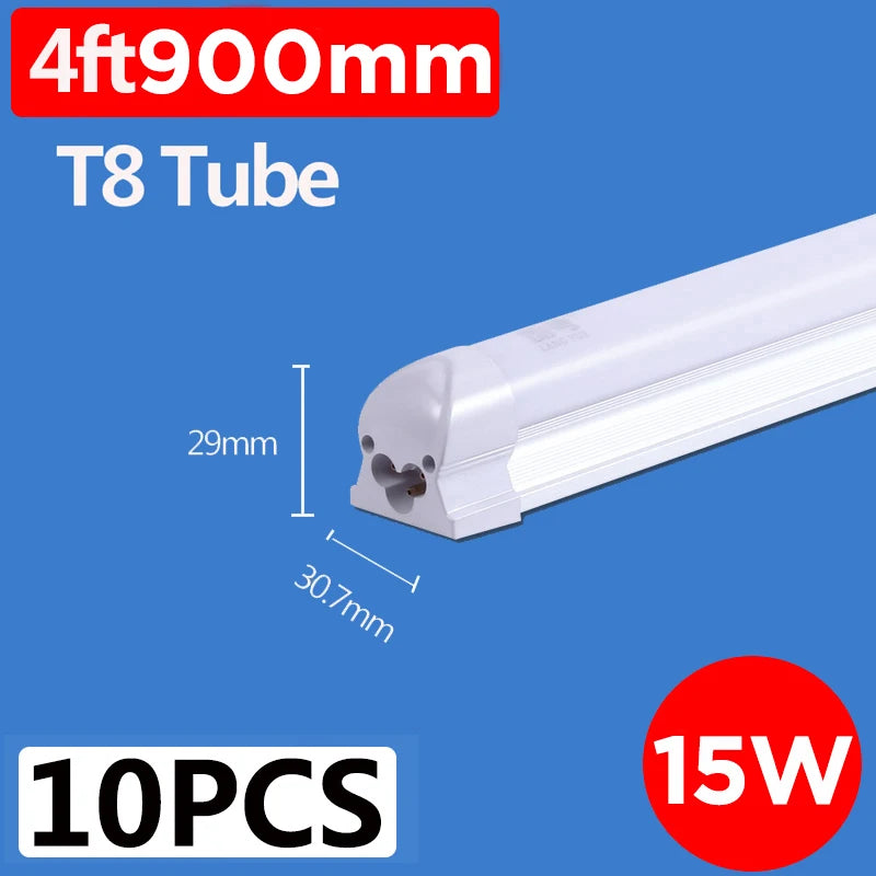 T5/T8 LED Tube Lights for Kitchen Ceiling Wardrobe 220V
