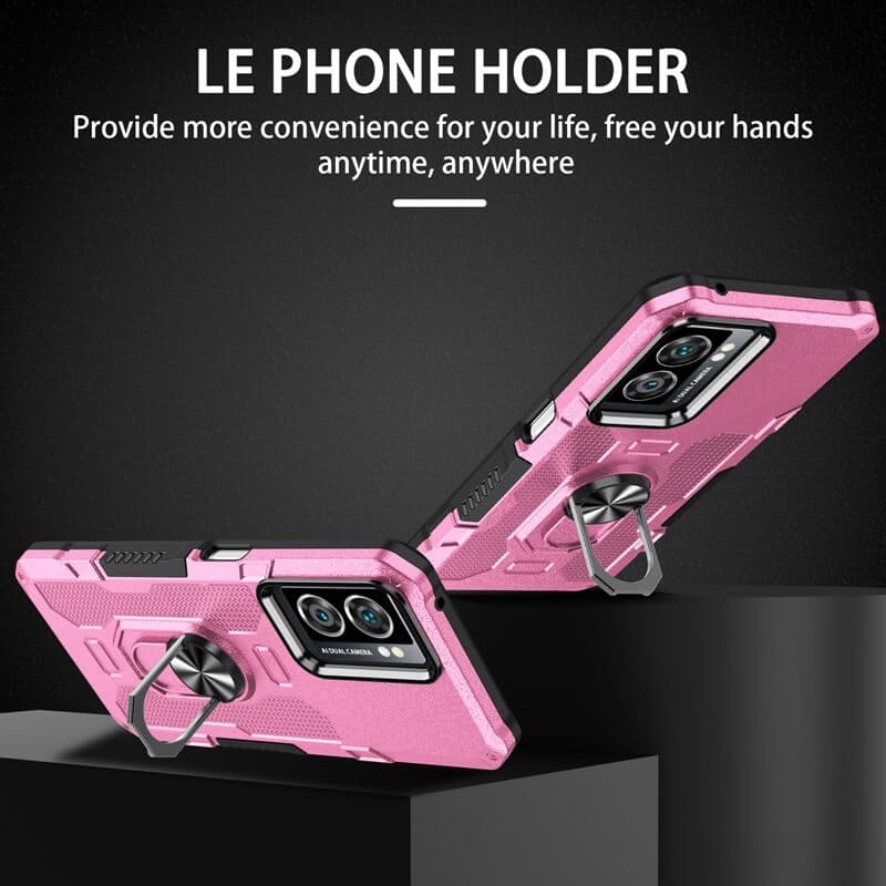 Wholesale High Quality TPU Phone Case Shockproof Anti-slip Magnetic Cover Built-in Wireless Charging Ring Holder for Oppo A57 