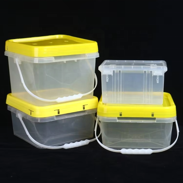 Custom Transparent Rectangular PP Plastic Box With Lid Sturdy Organizer Small Plastic Storage Box