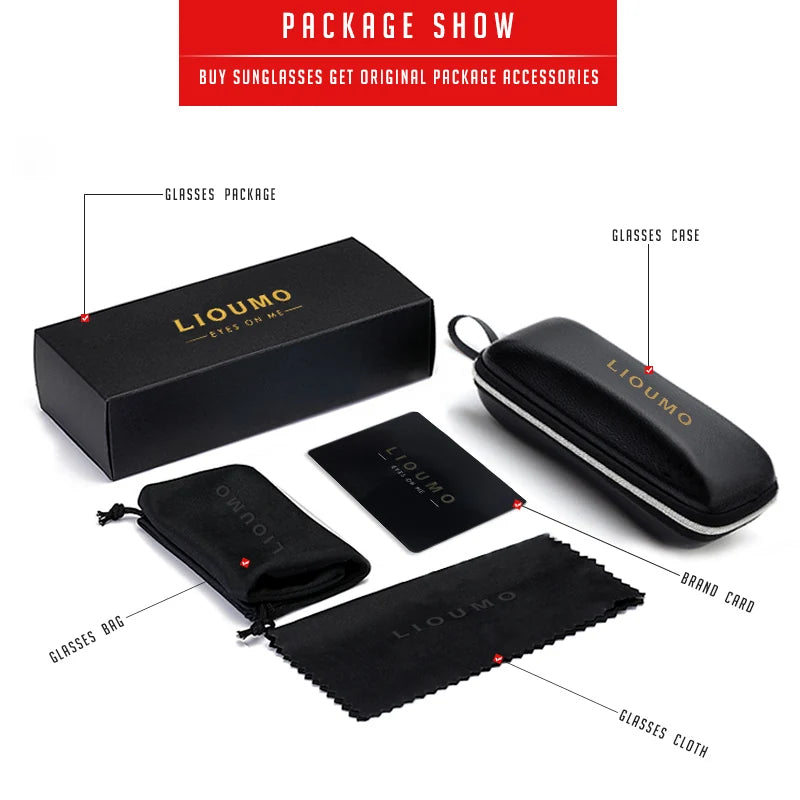 Kính Mát Vuông Cổ Điển Đổi Màu Nam Nữ Chống Chói