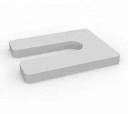 3/8'' horseshoe plastic spacer textured U shaped tile spacer window packing horseshoe shaped spacer 