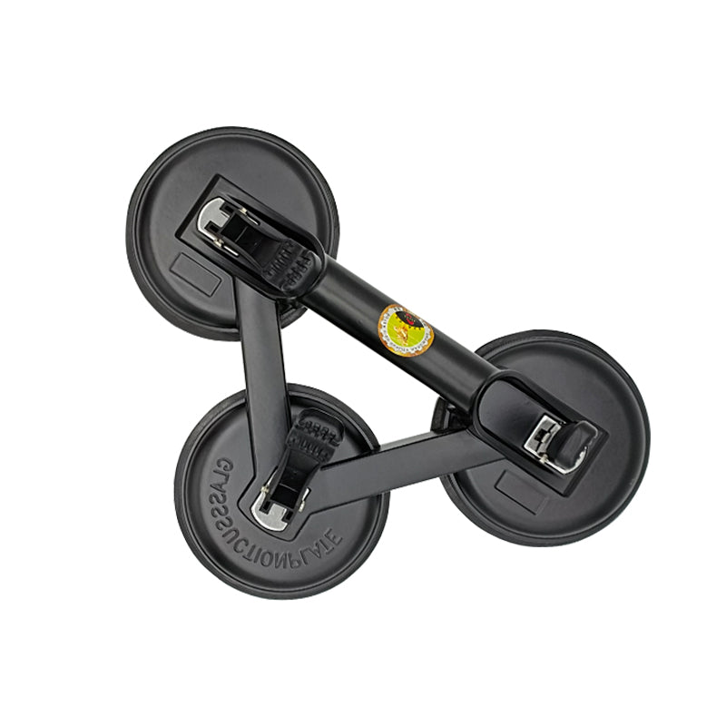 Aluminum alloy glass vacuum head with 3 jaws and 3 handles 
