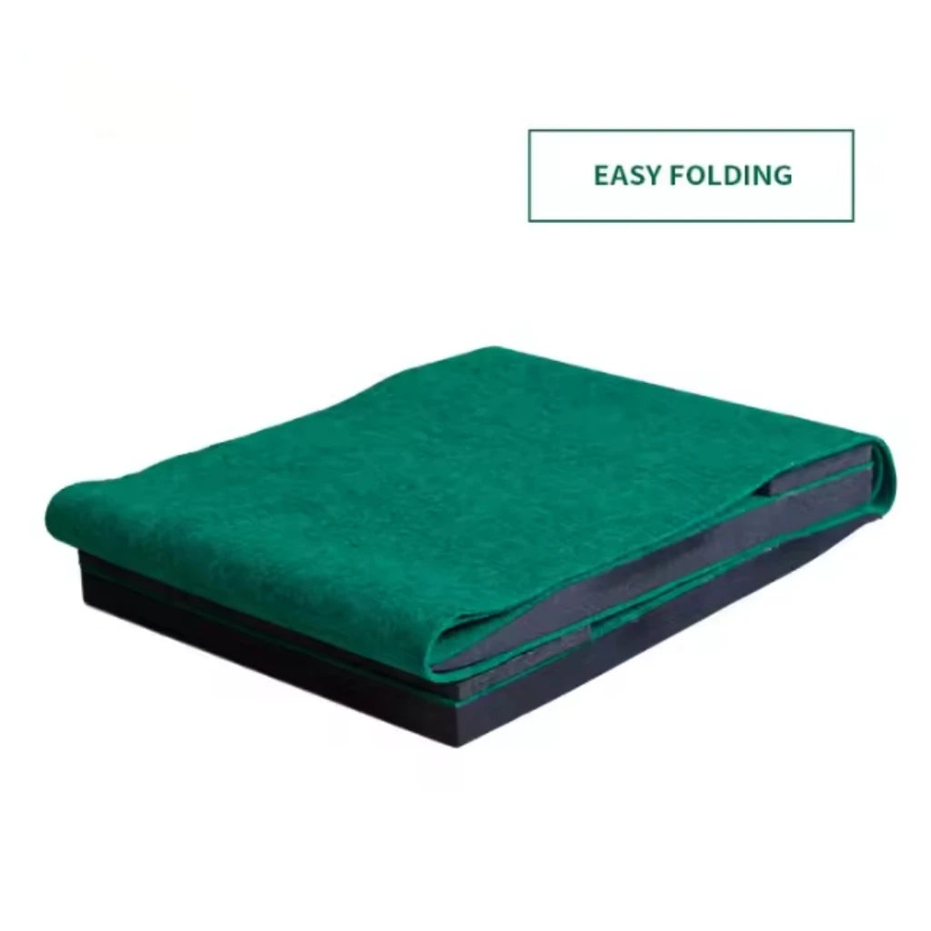 12 Hole Mini Golf Practice Mat - Indoor Green Putting Mat