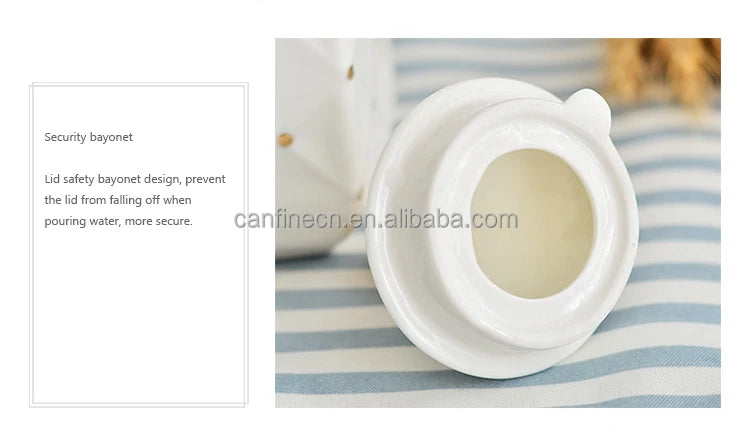 Bộ ấm chén sứ 8 món viền vàng cao cấp kèm khay