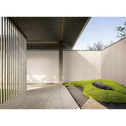 Modern design white travertine glazed porcelain/ceramic wall and floor tiles for outdoor landscape with anti-slip feature 