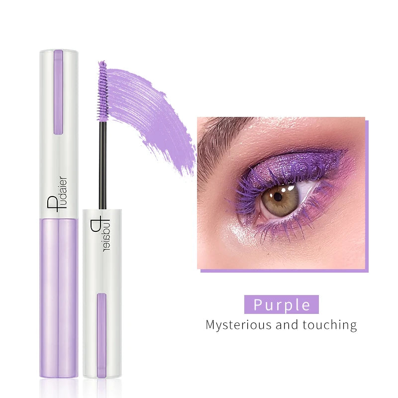 4D White Mascara Long Natural Curl Waterproof