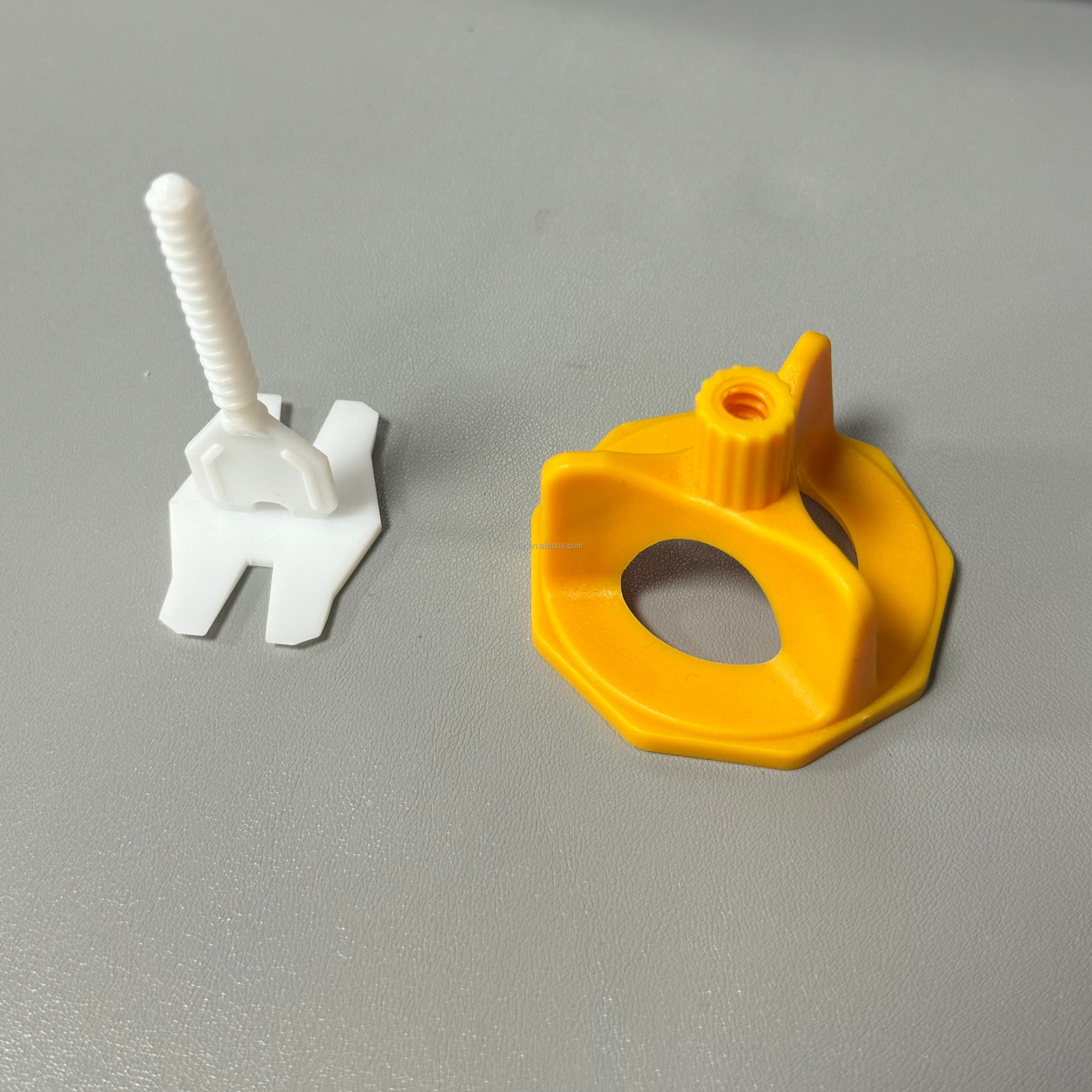 High quality tile supports and leveling caps for ceramic tiles 