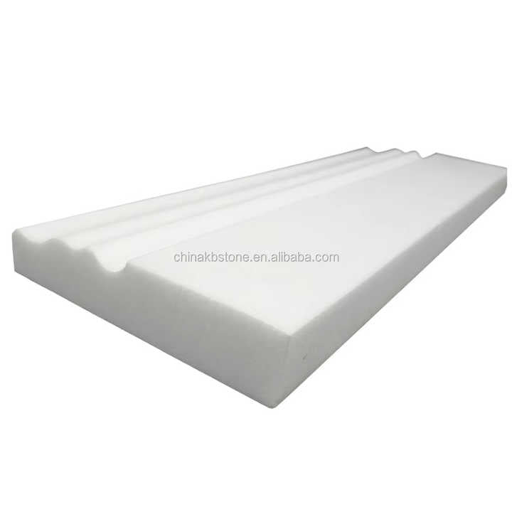 Italian Natural Stone Carrara White Marble Slabs Skirting Boards for Interior Marble Flooring