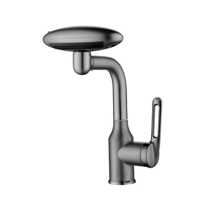 Multi-function Stainless Steel Kitchen Sink Faucet with Four Drain Holes
