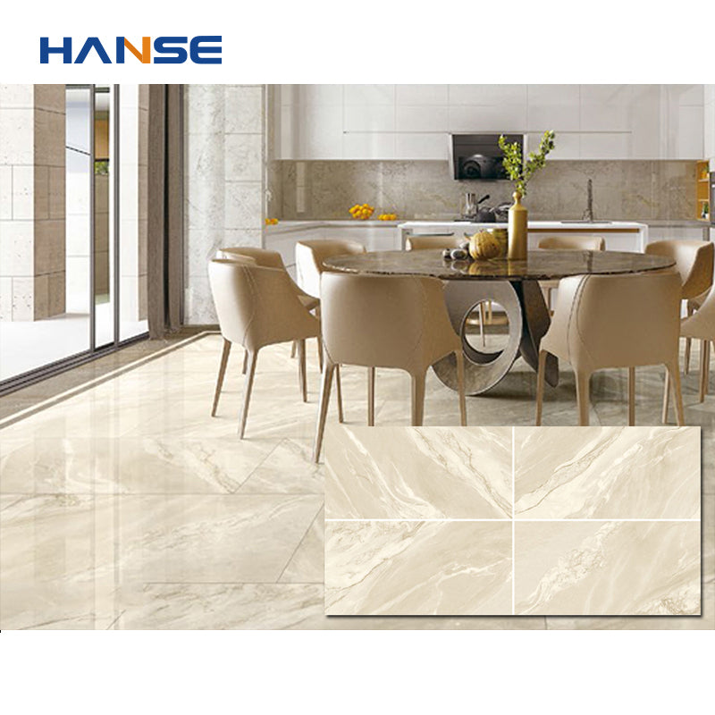 Full Body Ceramic Tiles With Iridescent Gold Glaze And Marble Grain