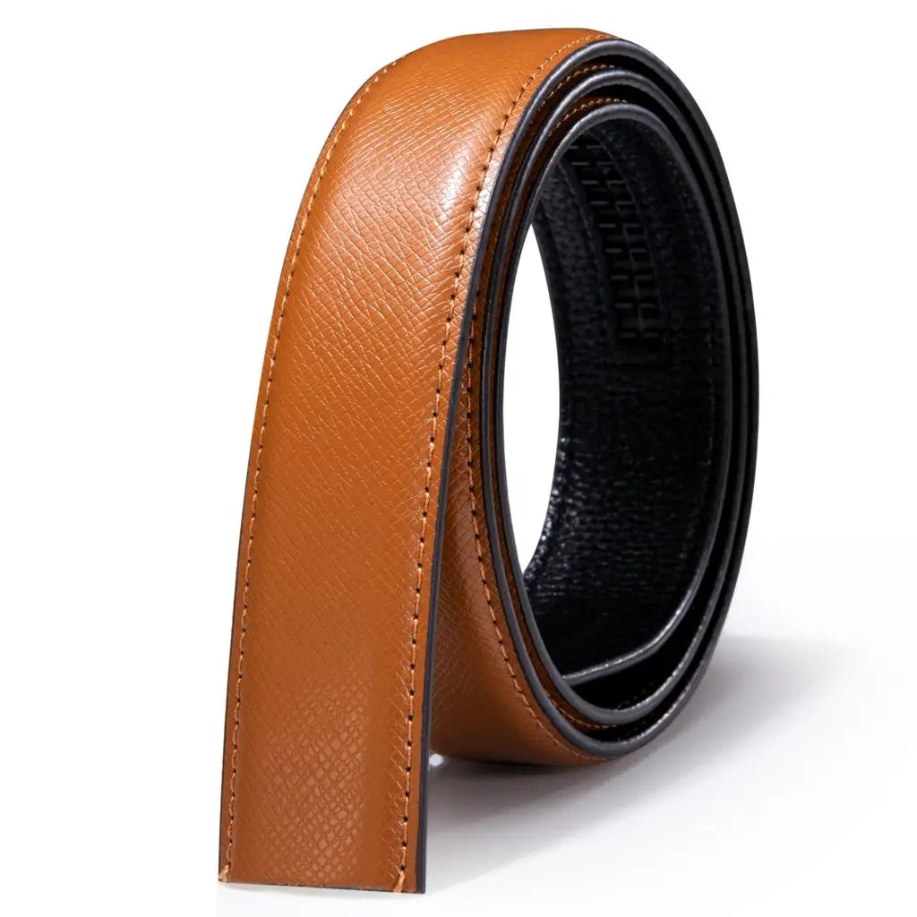 Men's Multi-Color Leather Belt 3.5cm With Automatic Buckle
