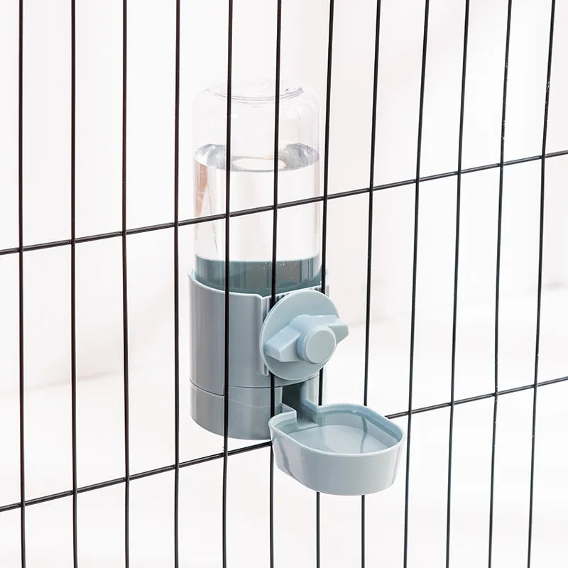 Automatic Pet Feeder Cage Hanging Bowl Water Bottle Food Container Dispenser For Puppy Cats Rabbit Birds Pet Feeding Product - Daisan Mart