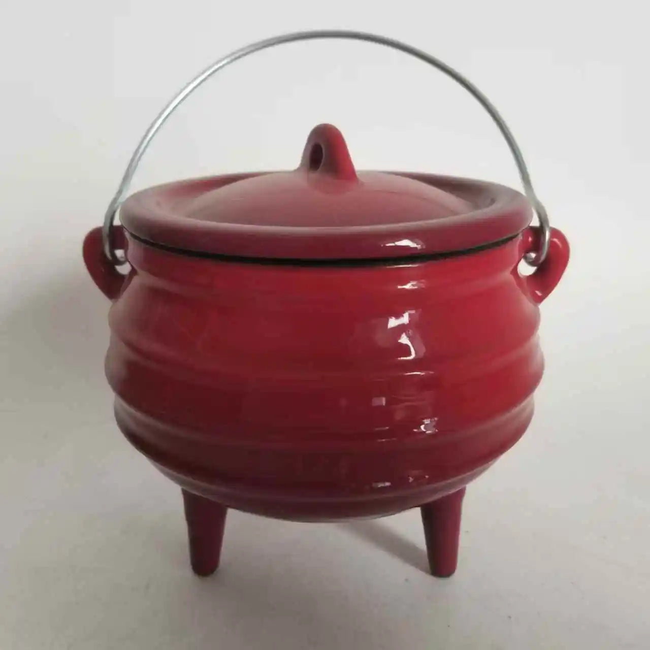 Nồi Gang 3 Chân Tráng Men Nấu Ngoài Trời Đa Năng