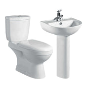 Economical Price Ceramic Bathroom Sanitary Ware WC Toilet with Washbasin