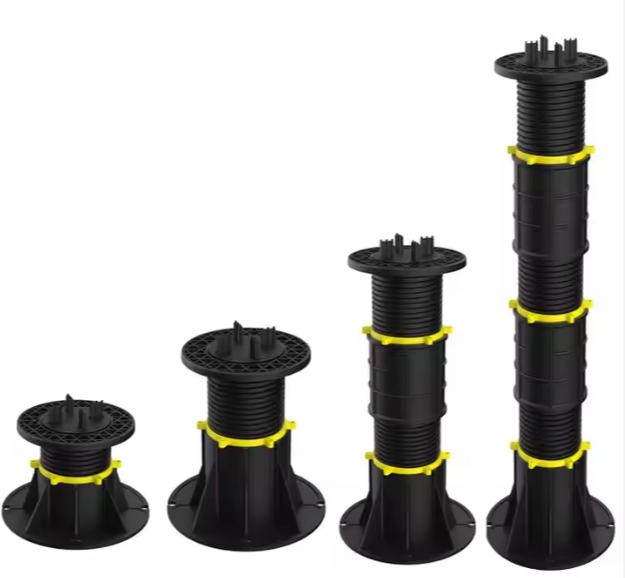Height adjustable plastic screw holder 