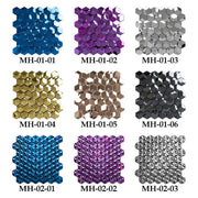 3D gold hexagon stainless steel mosaic panels for bathroom wall decoration wholesale 