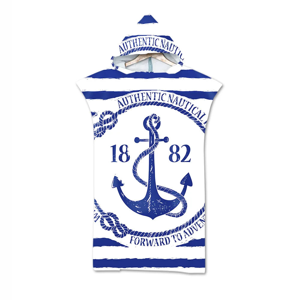 Áo Choàng Tắm Biển Có Mũ Microfiber Đa Năng Nữ