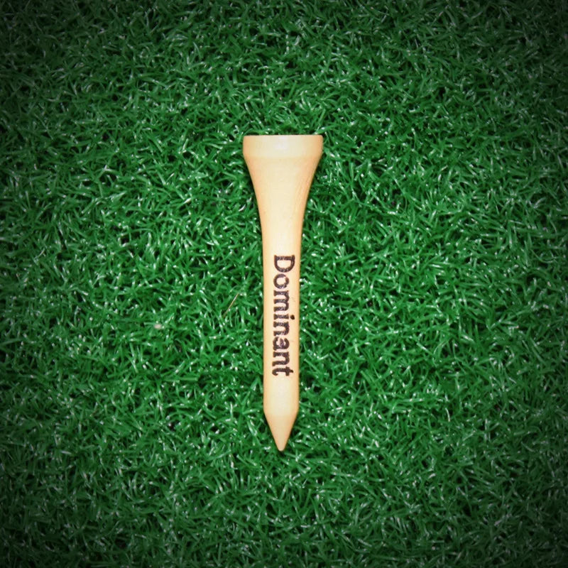 Maple Golf Wood Tee - Printed Brand Logo