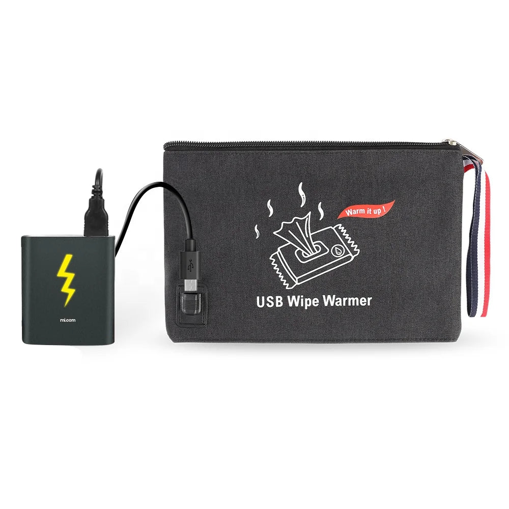 Tấm Sưởi USB Di Động Cho Khăn Ướt Em Bé An Toàn