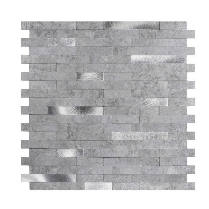 PVC and aluminum marble wall decoration, peel and stick wall tiles 