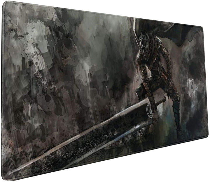 Miếng lót chuột chơi game mềm mại họa tiết Berserk Guts cỡ lớn in họa tiết hoạt hình Nhật Bản siêu dày 3mm dùng trong văn phòng bằng cao su thăng hoa