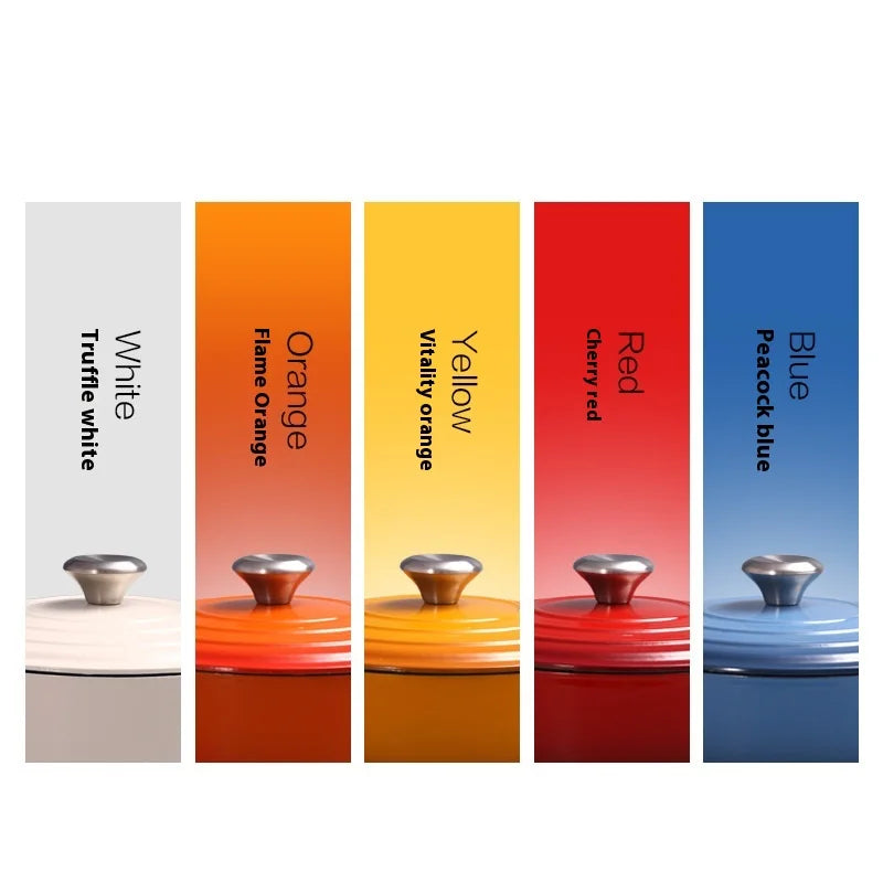 Bộ Nồi Chảo Gang Tráng Men Đa Năng Bền Bỉ