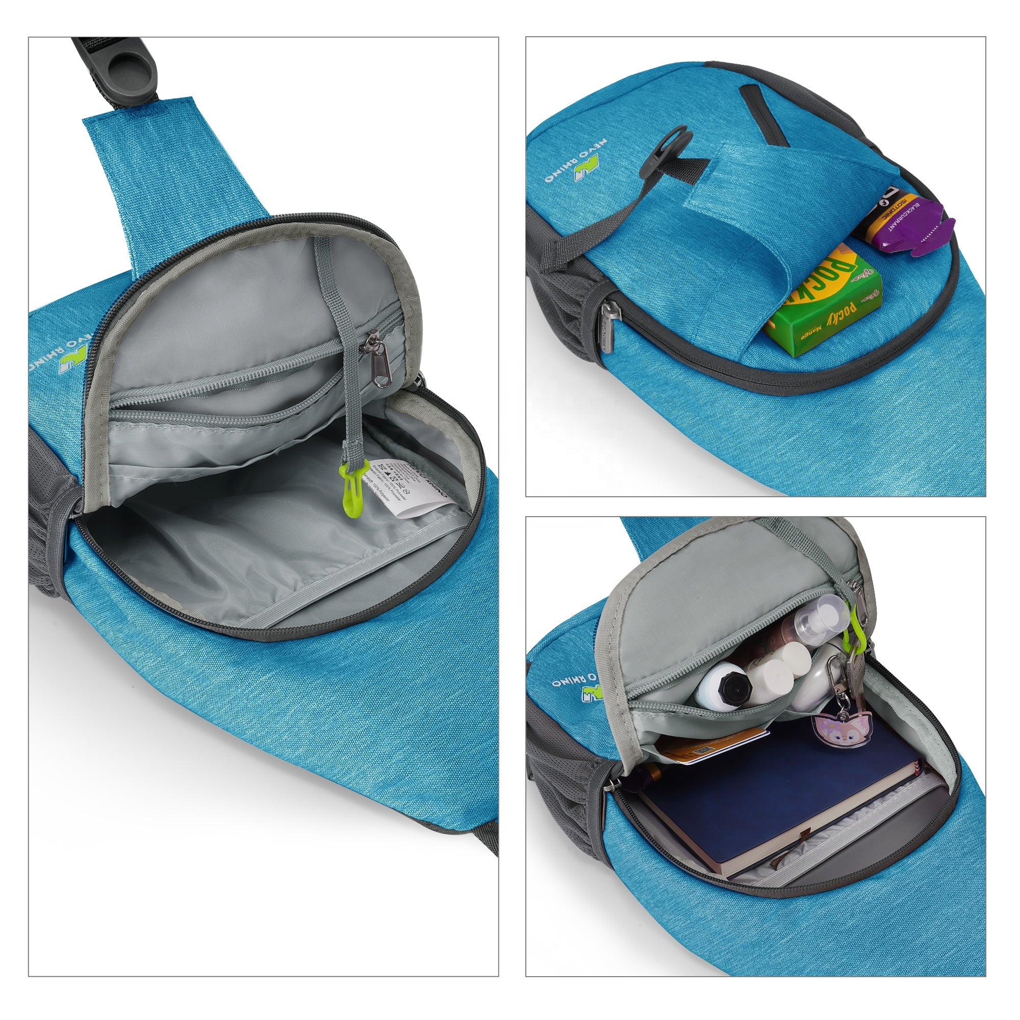 New Style Multi-Function Sports Chest/Crossbody Phone Bag, For Cycling, Outdoor Picnic, Durable Polyester Material 