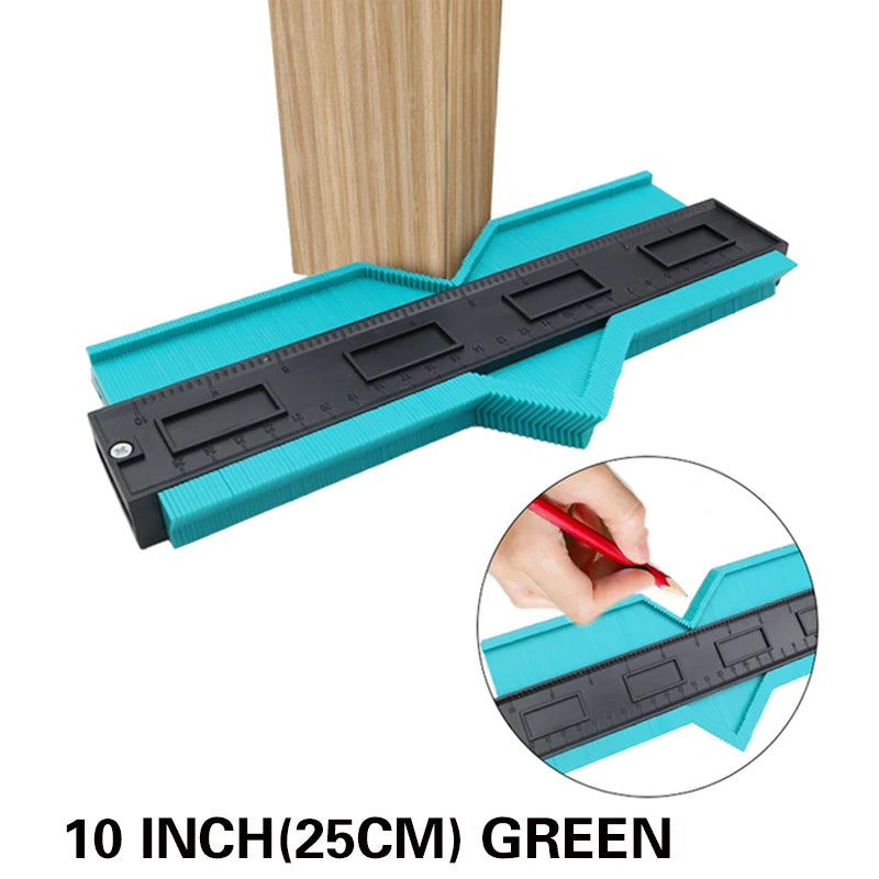 Shape Contour Gauge Measuring Tool Adjustable Lock Ceramic Tiling Tile Table Corner Profile Cutting Tool Contour Copy Duplicator