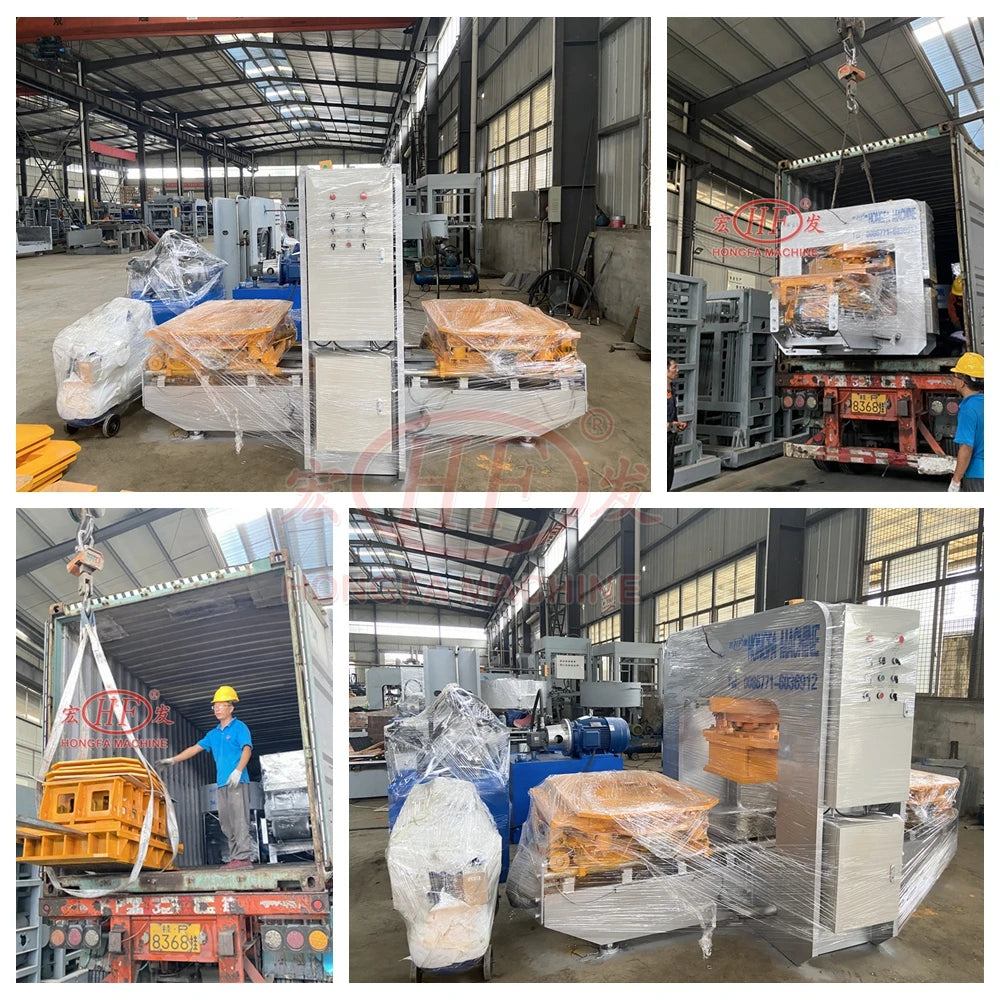 Máy ép gạch gốm HFT300 cho doanh nghiệp nhỏ Nam Mỹ - Daisan Mart