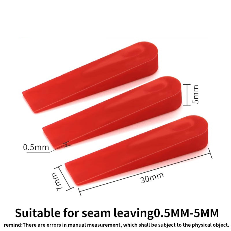 Modern design plastic tile leveling system with wedge clamp 