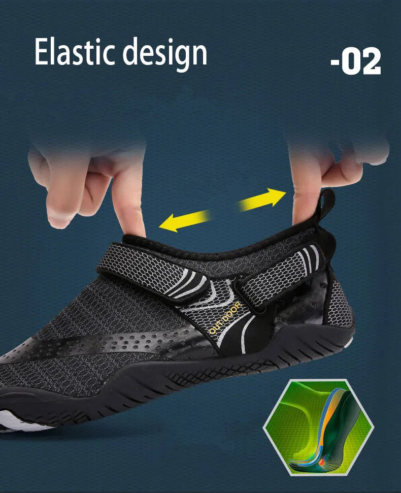 Giày Lội Nước Unisex Nhanh Khô, Nhẹ, Chống Trượt